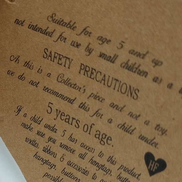 1997 Heartfelt Collectibles Bear 12"L Movable Arms & Legs Plush Stuffed Animal - Picture 12 of 12